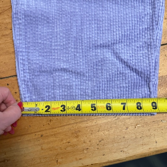 Wrangler lavender Corduroy Pleated Barrel Pant 28x28 - Picture 16 of 17